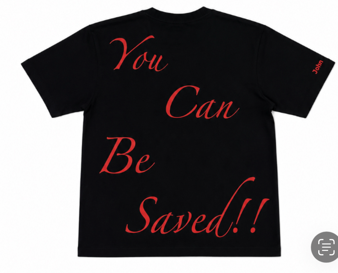 "BLOOD OF JESUS" TEE